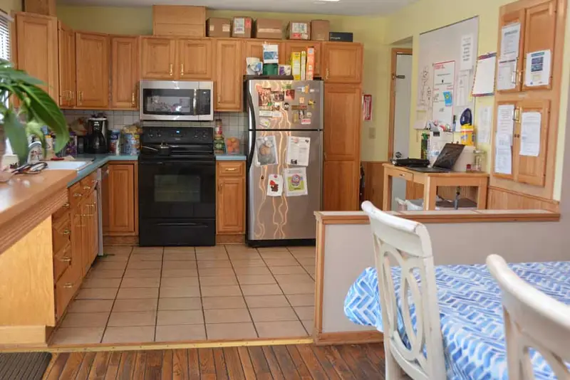 Another view of the kitchen